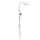 Round Project Twin Shower Brushed Gold