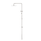 Square Project Twin Shower Brushed Nickel
