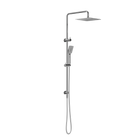 Square Project Twin Shower Chrome