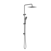 Square Project Twin Shower Gun Metal