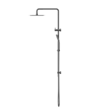 Square Project Twin Shower Gun Metal