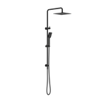 Square Project Twin Shower Matte Black