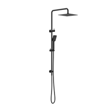 Square Project Twin Shower Matte Black