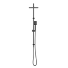 Square Project Twin Shower Matte Black