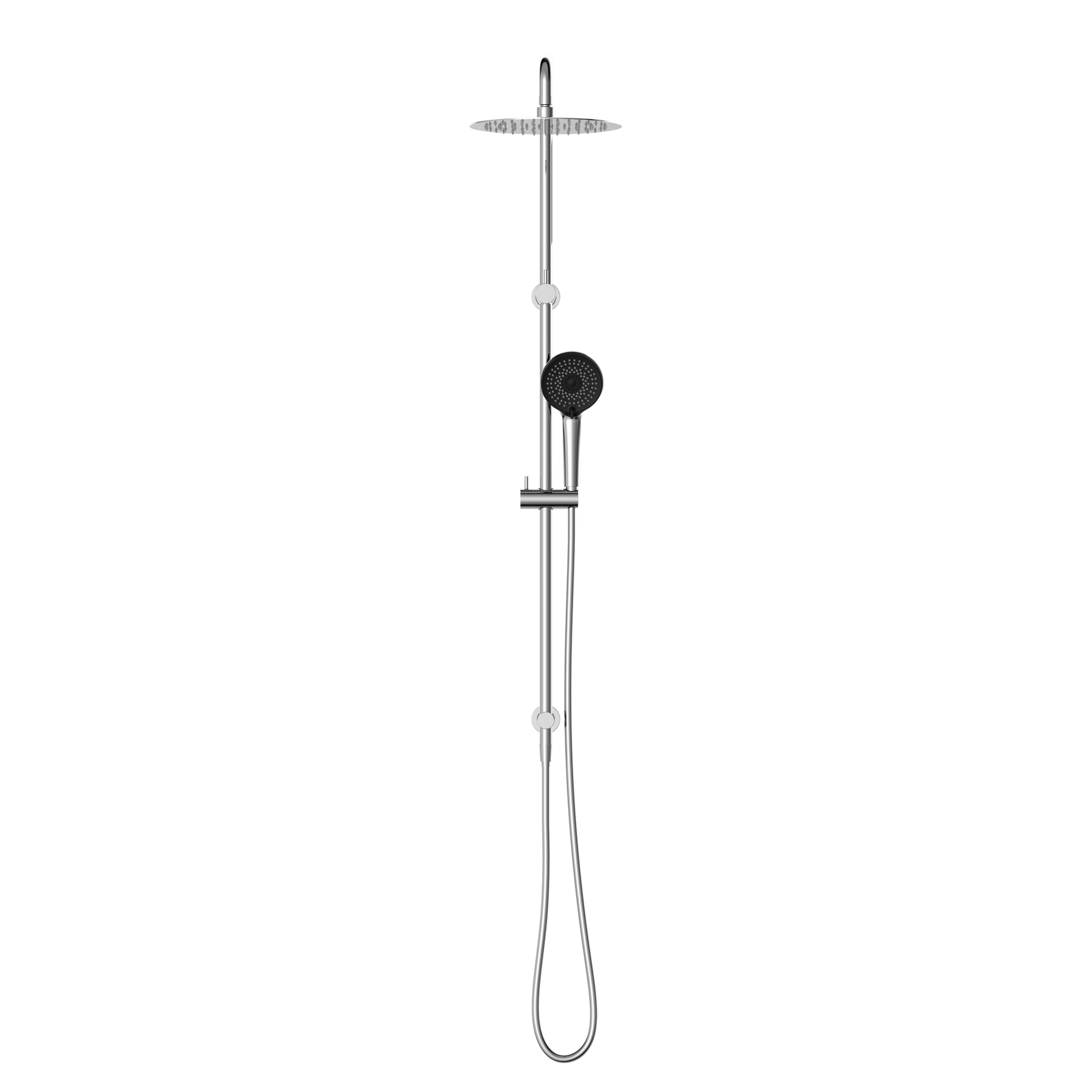 Round Project Twin Shower 4 Star Rating Chrome