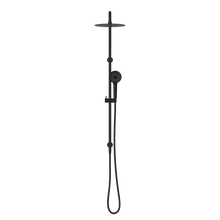Round Project Twin Shower 4 Star Rating Matte Black