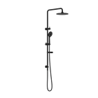 Builder Project Twin Shower Set Matte Black