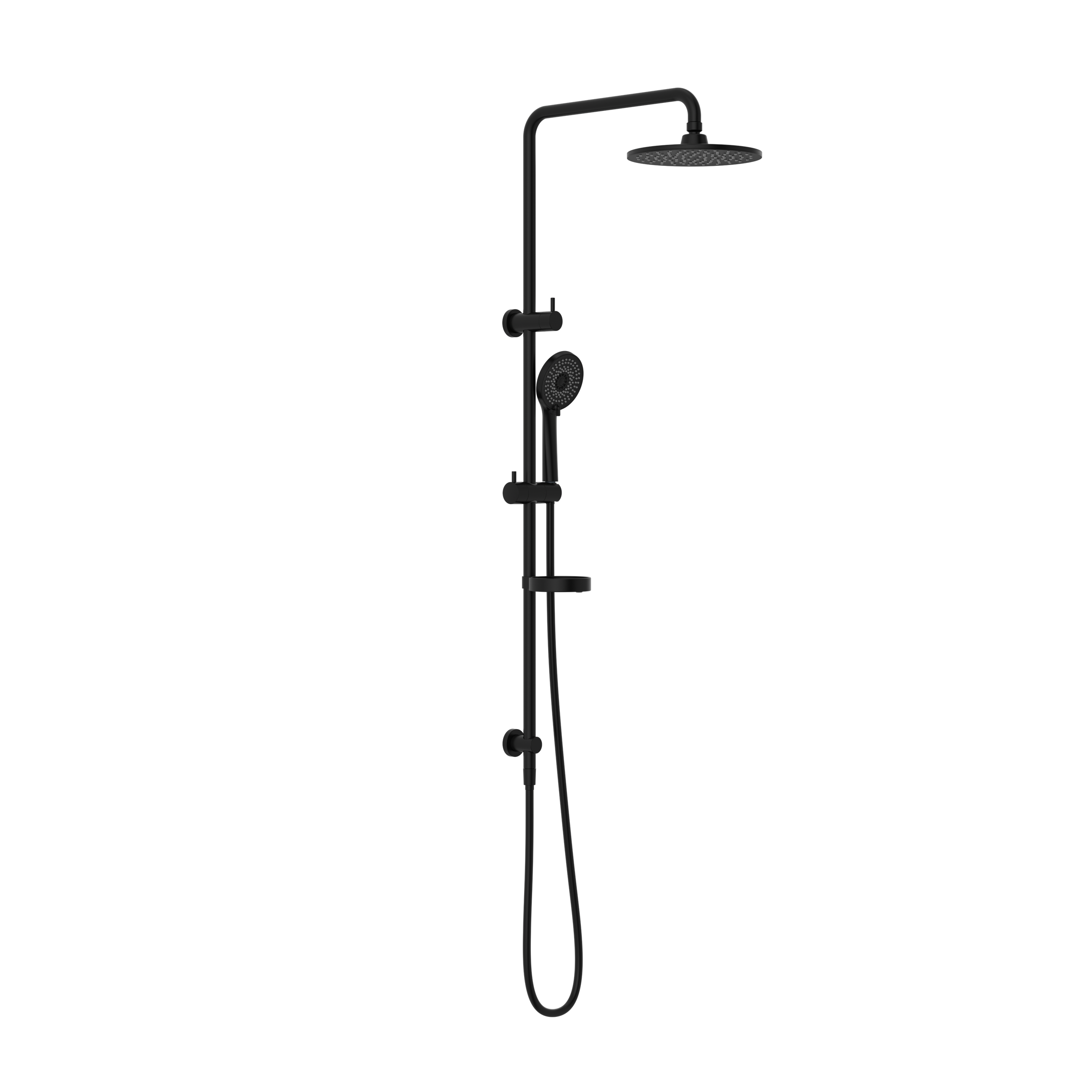Builder Project Twin Shower Set Matte Black