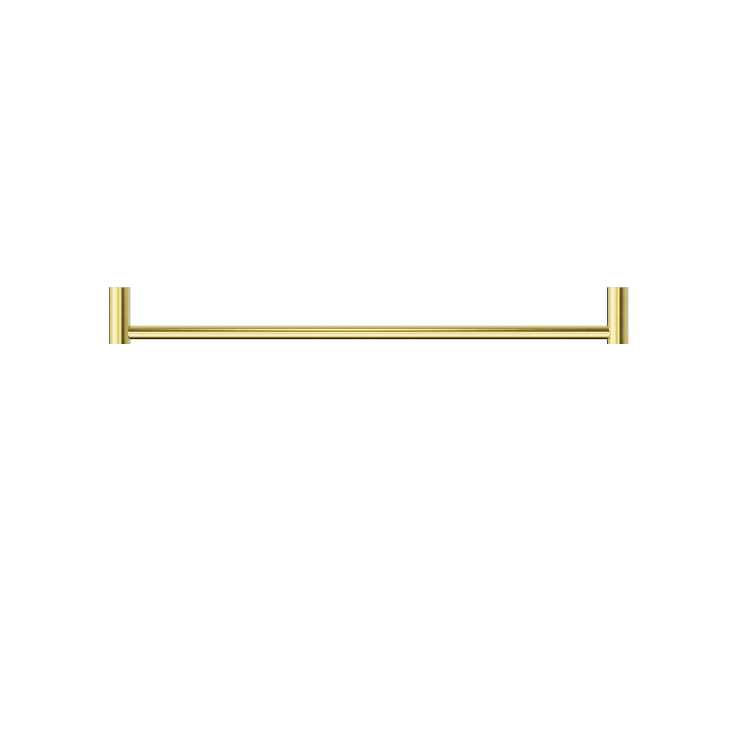 New Mecca Single Towel Rail 600mm Brushed Gold