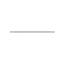 New Mecca Single Towel Rail 600mm Brushed Nickel