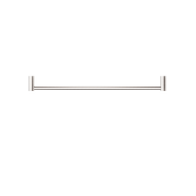 New Mecca Single Towel Rail 600mm Brushed Nickel