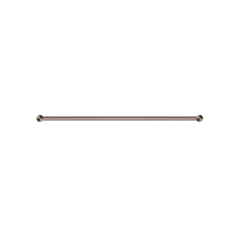 New Mecca Single Towel Rail 600mm Brushed Bronze