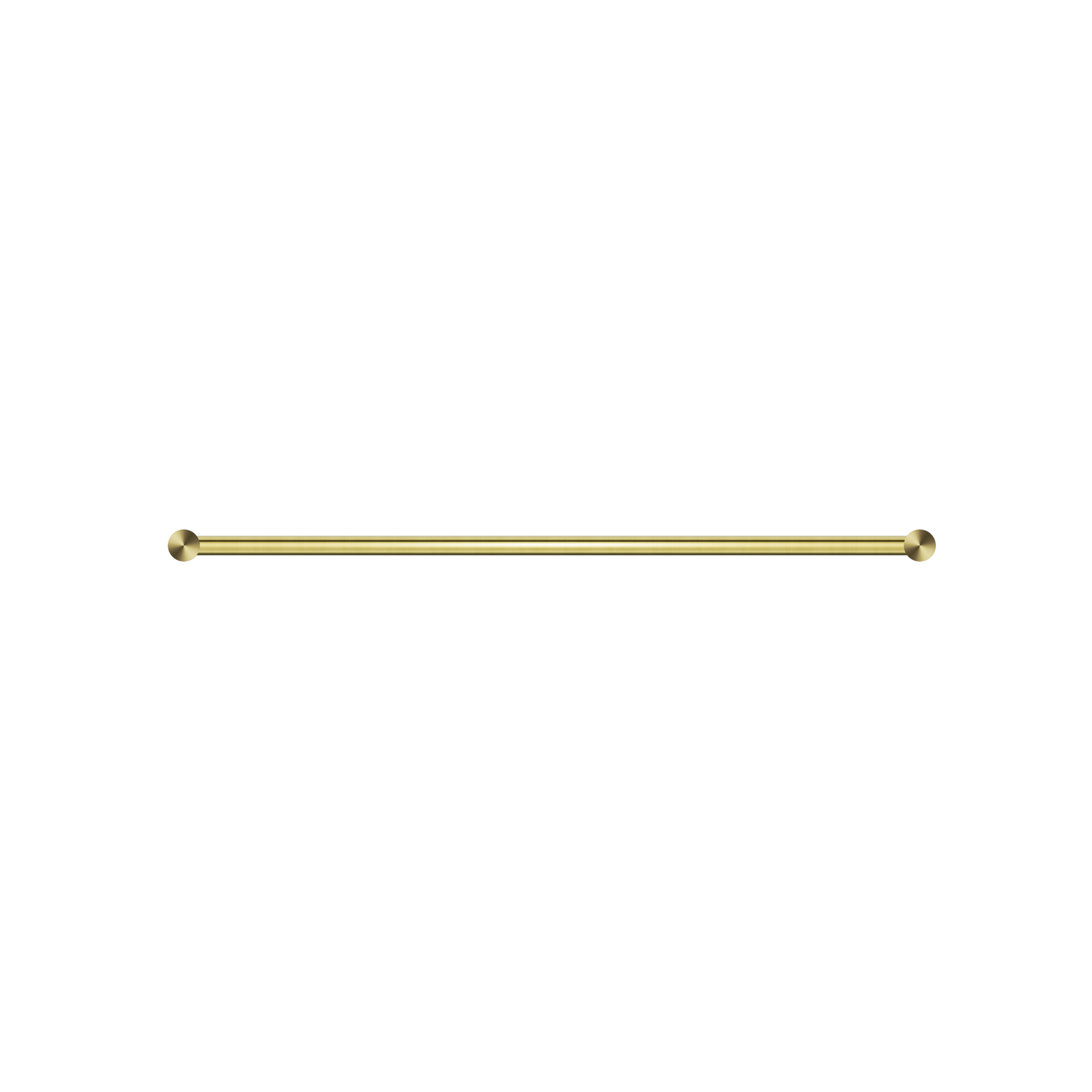 New Mecca Double Towel Rail 600mm Brushed Gold