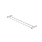 New Mecca Double Towel Rail 600mm Brushed Nickel