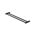 New Mecca Double Towel Rail 600mm Matte Black