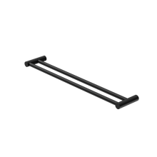 New Mecca Double Towel Rail 600mm Matte Black
