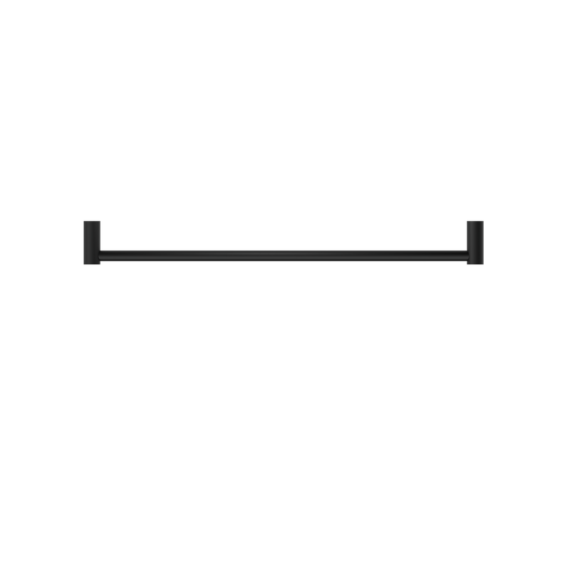 New Mecca Single Towel Rail 600mm Matte Black