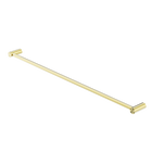 New Mecca Single Towel Rail 800mm Brushed Gold