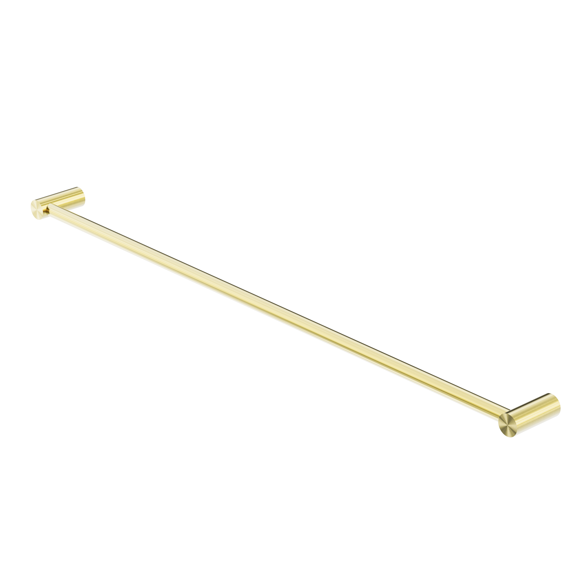 New Mecca Single Towel Rail 800mm Brushed Gold