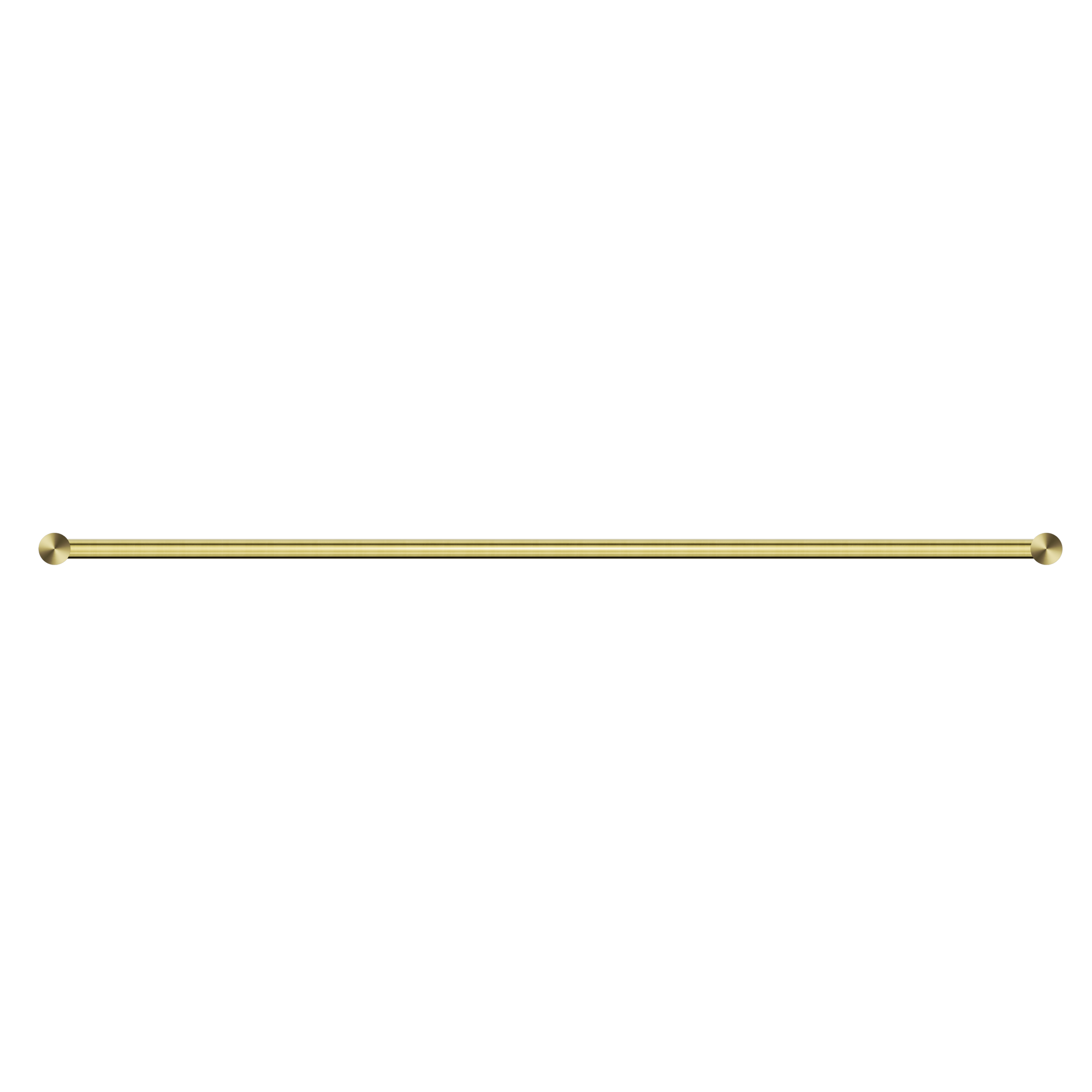 New Mecca Single Towel Rail 800mm Brushed Gold