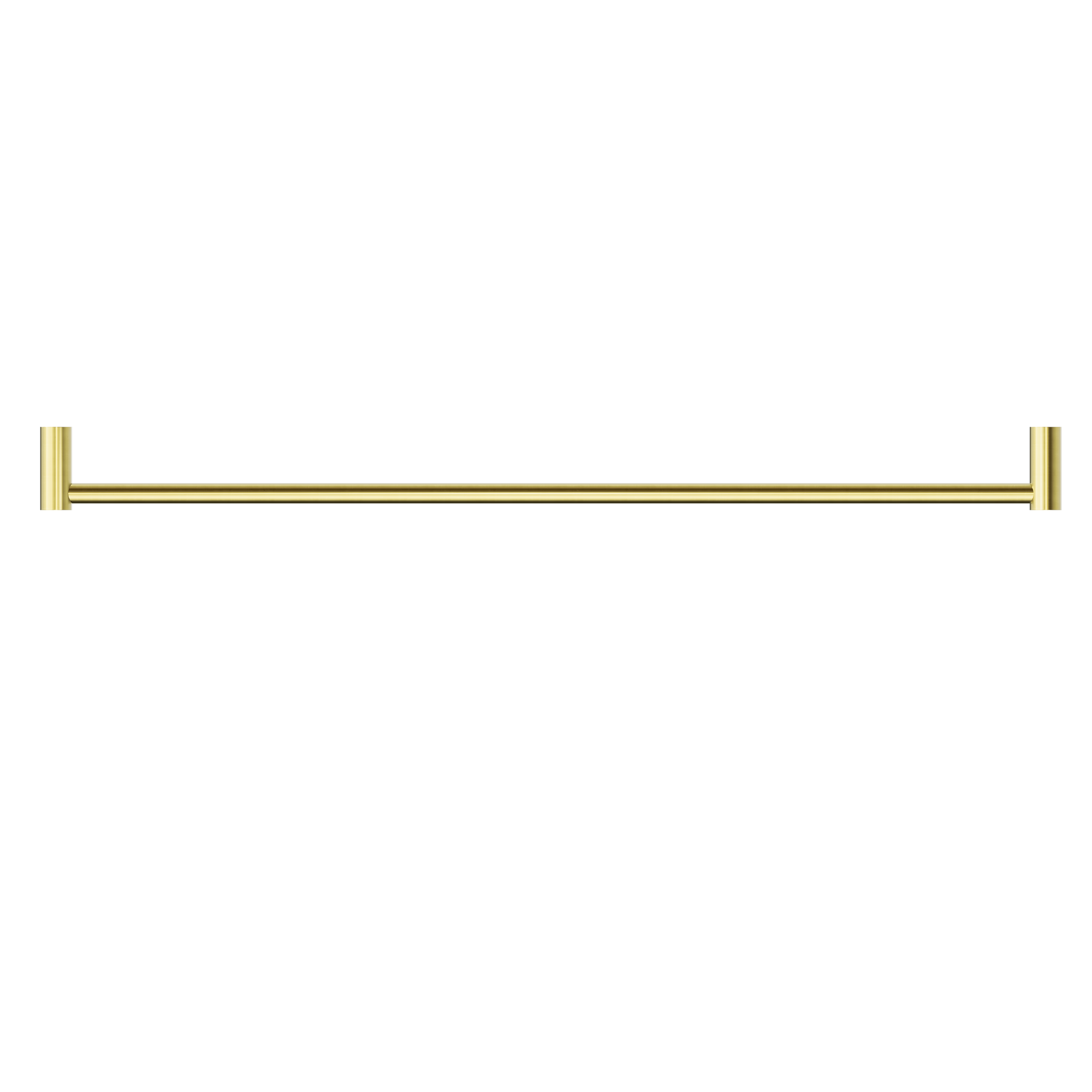 New Mecca Single Towel Rail 800mm Brushed Gold