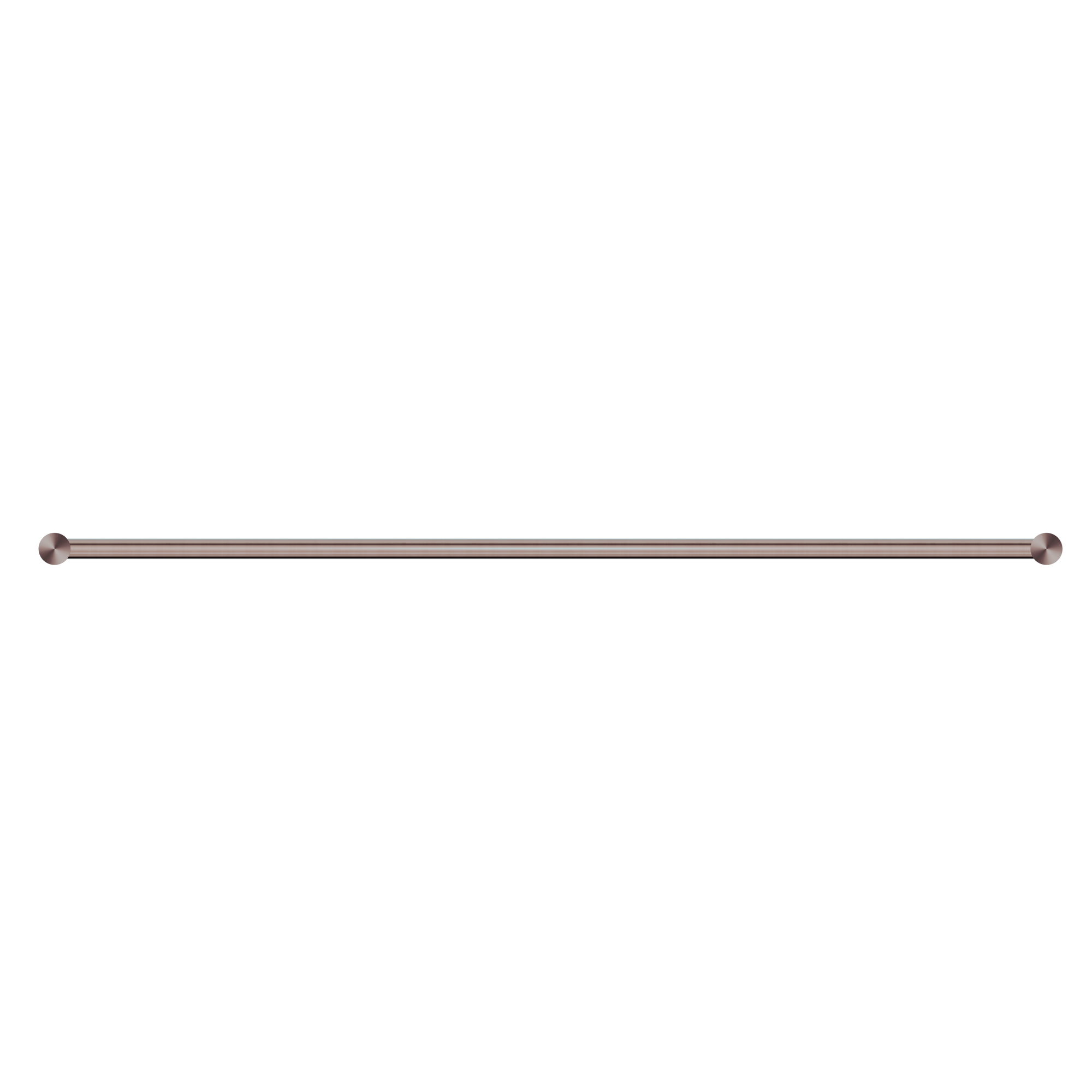 New Mecca Single Towel Rail 800mm Brushed Bronze