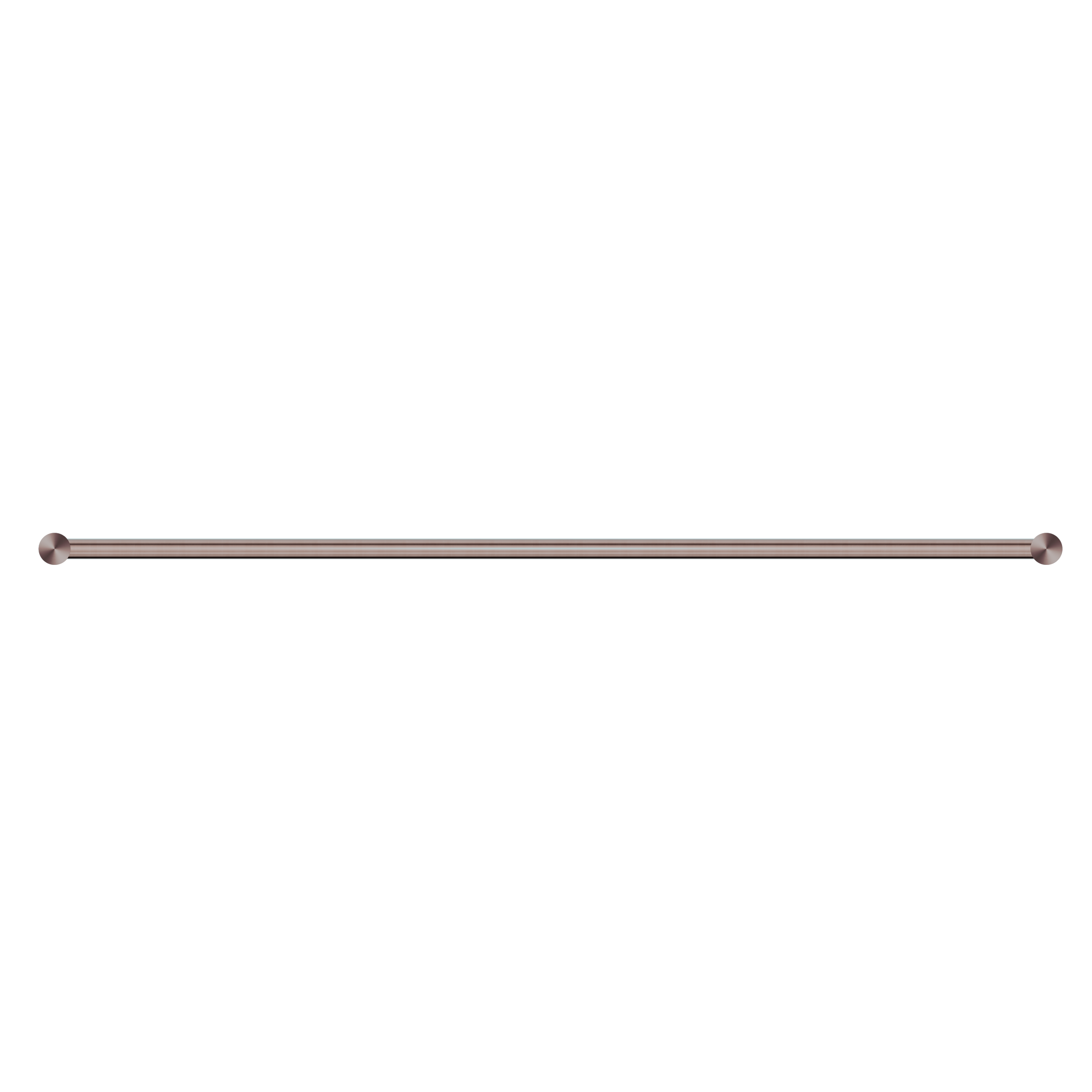 New Mecca Single Towel Rail 800mm Brushed Bronze
