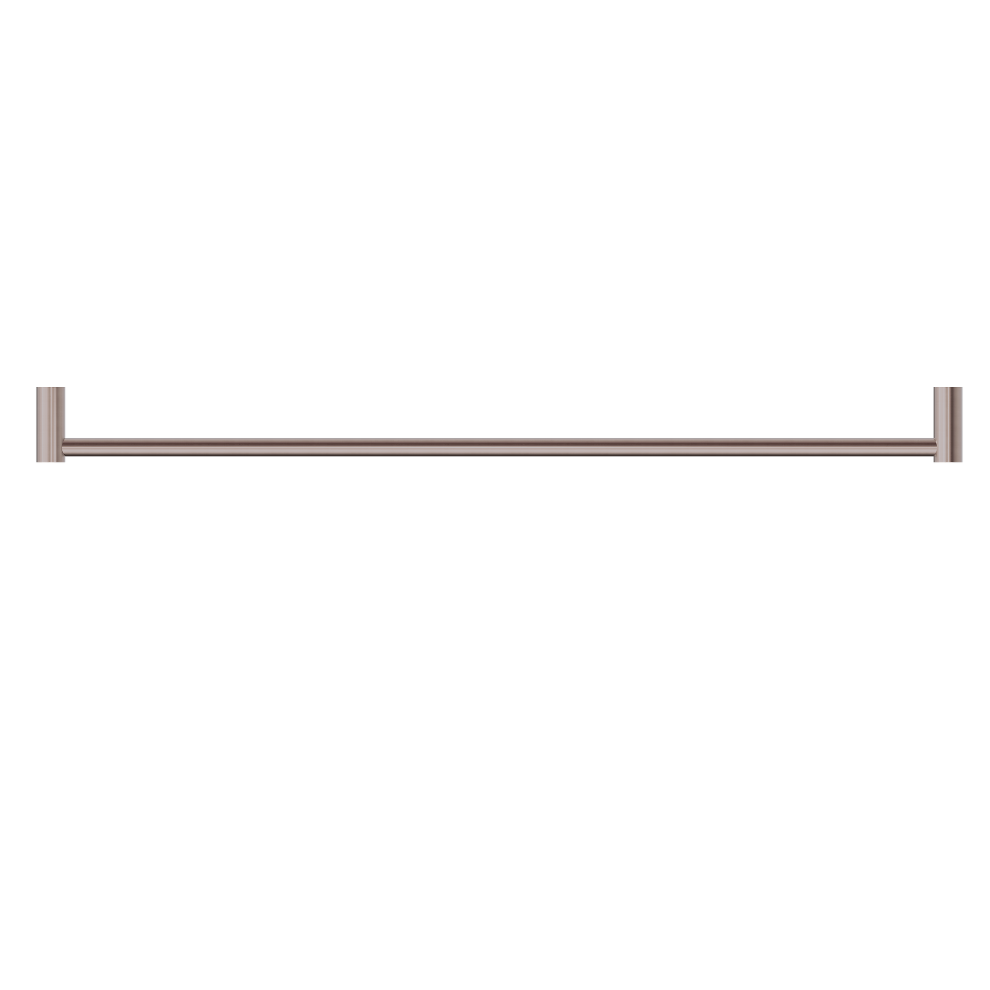 New Mecca Single Towel Rail 800mm Brushed Bronze
