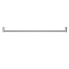 New Mecca Single Towel Rail 800mm Chrome