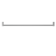 New Mecca Single Towel Rail 800mm Chrome