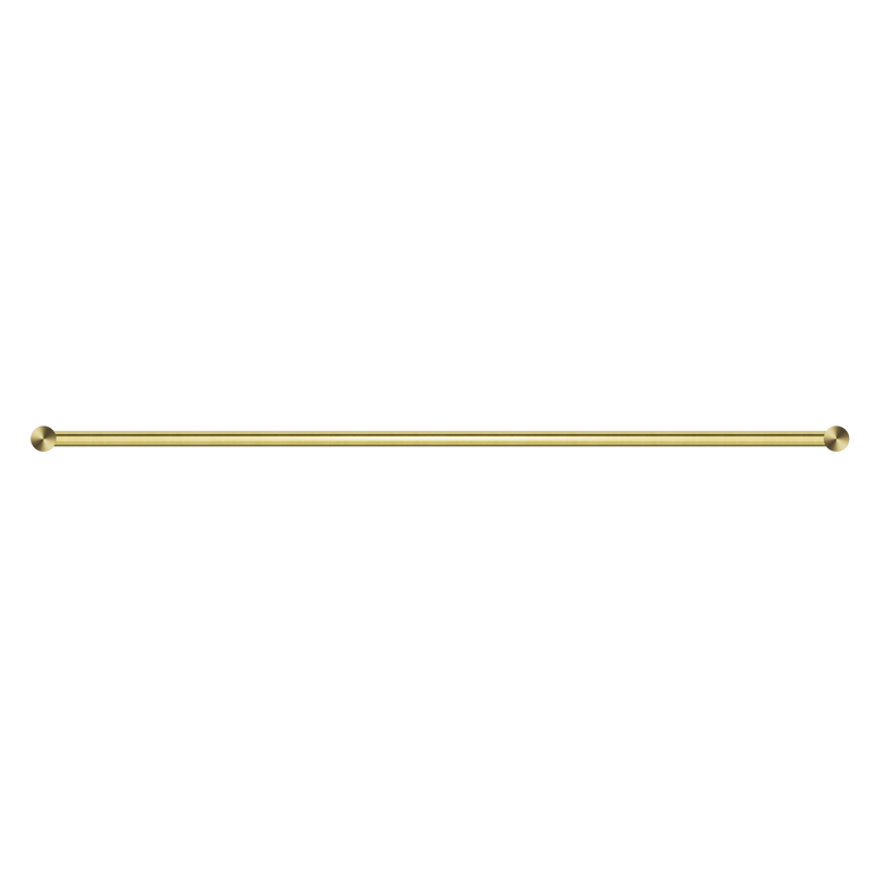 New Mecca Double Towel Rail 800mm Brushed Gold