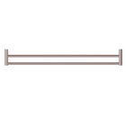 New Mecca Double Towel Rail 800mm Brushed Bronze