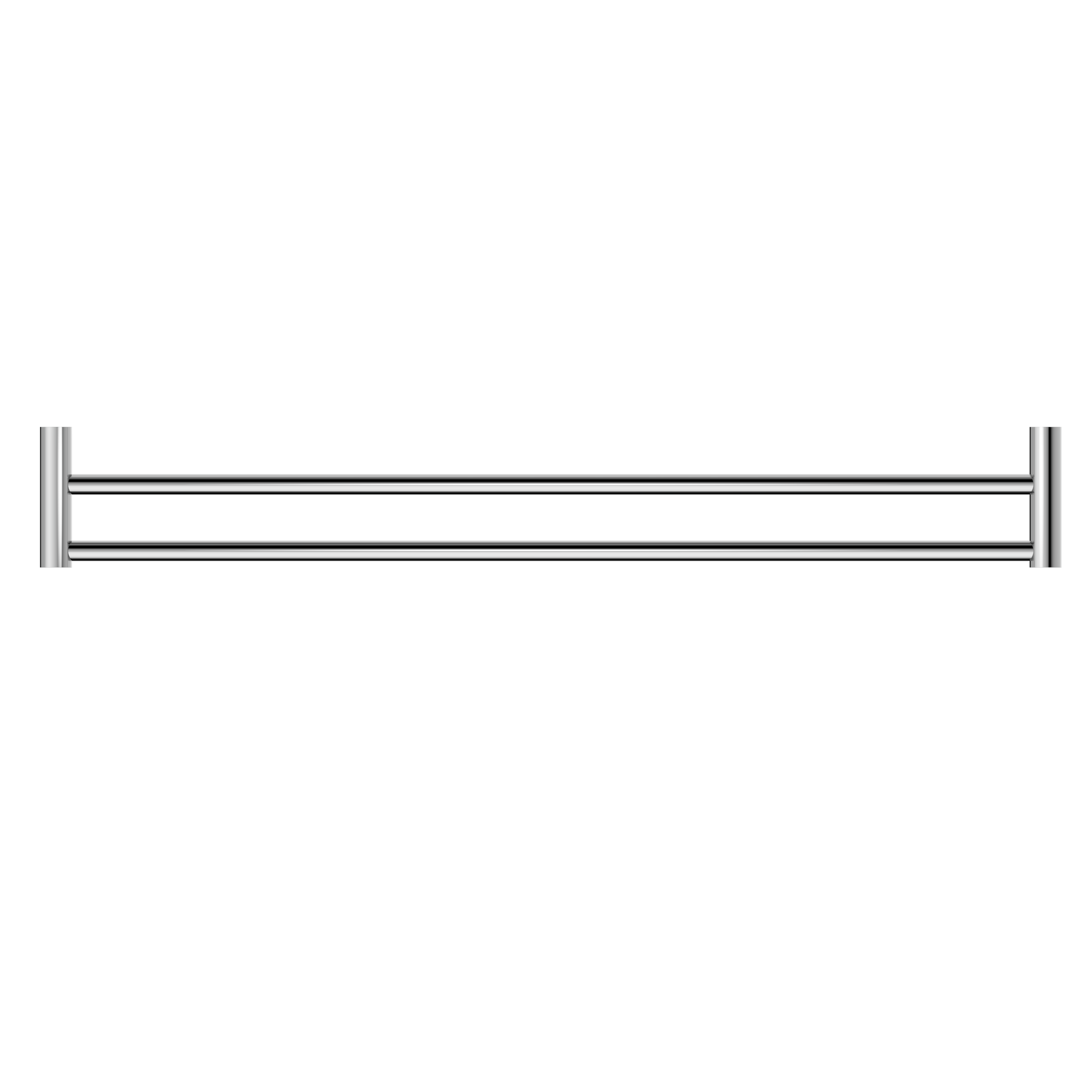 New Mecca Double Towel Rail 800mm Chrome