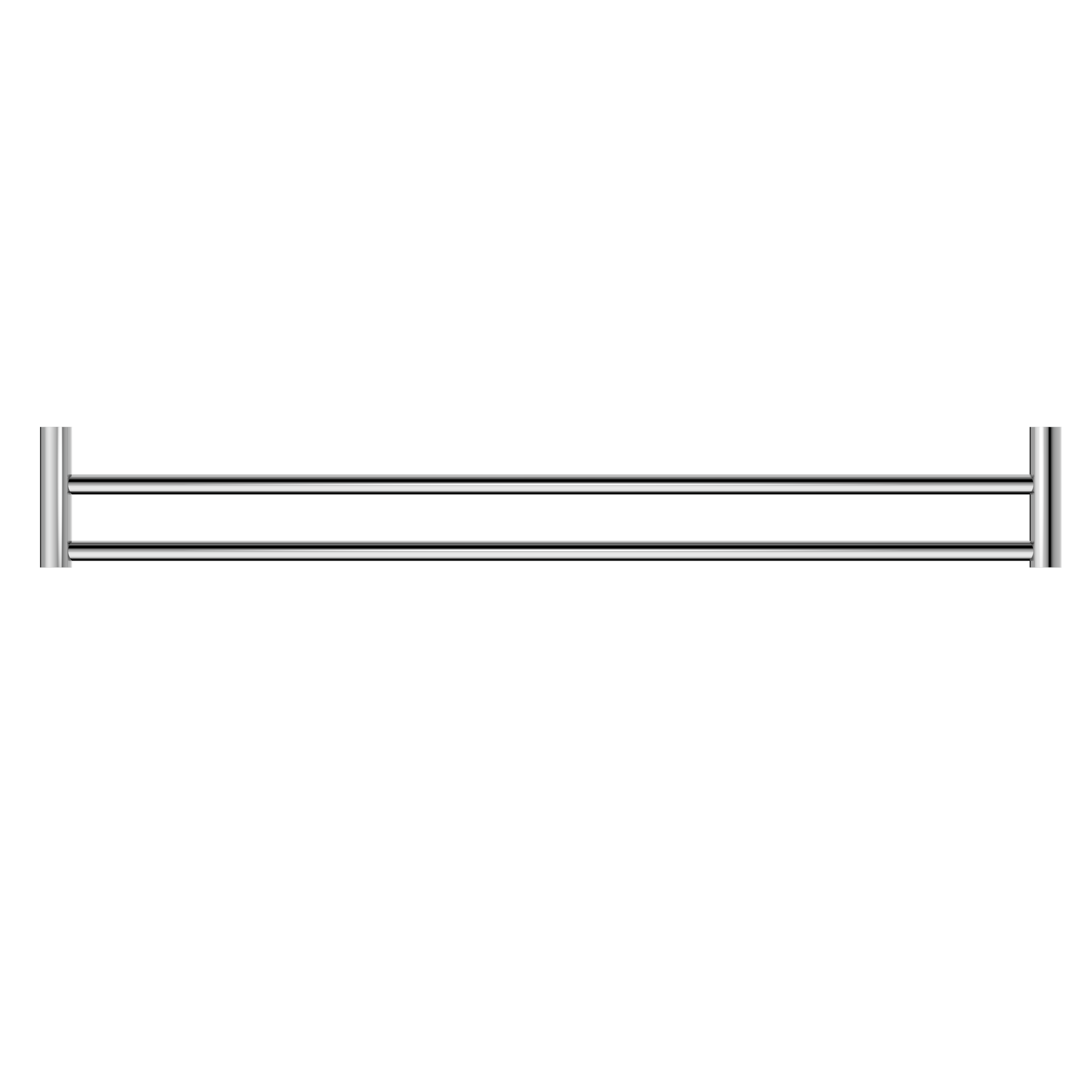 New Mecca Double Towel Rail 800mm Chrome