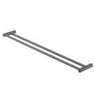 New Mecca Double Towel Rail 800mm Gun Metal