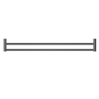New Mecca Double Towel Rail 800mm Gun Metal