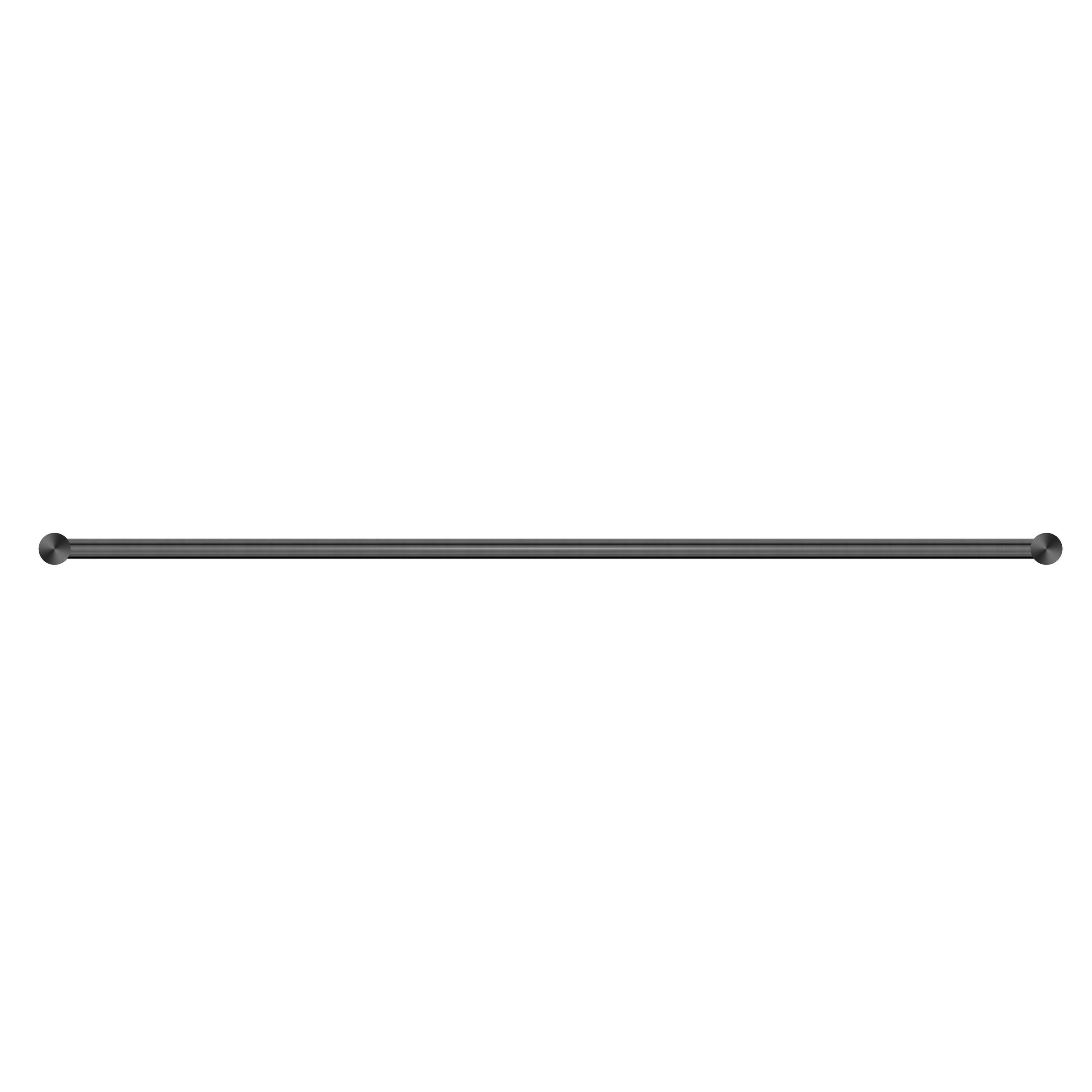 New Mecca Single Towel Rail 800mm Gun Metal