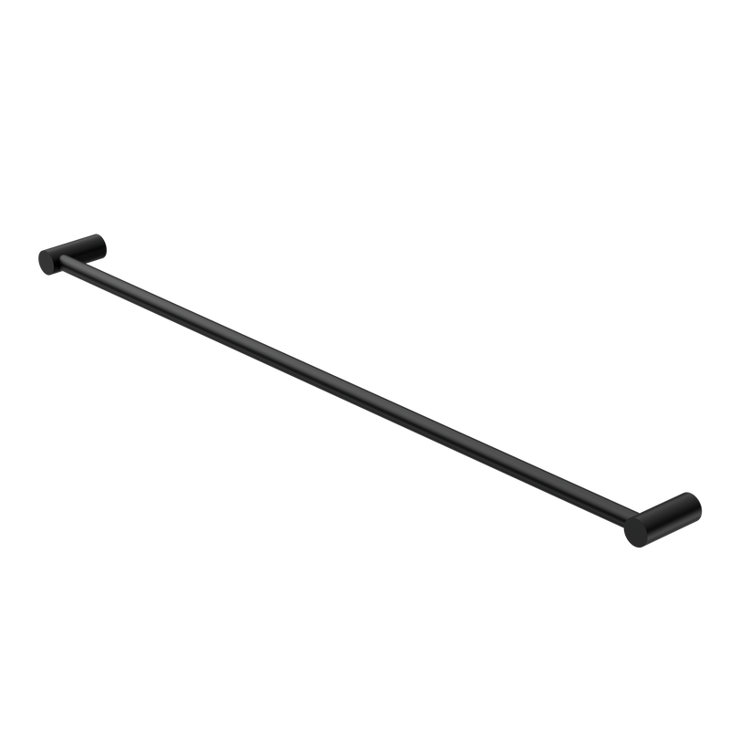 New Mecca Single Towel Rail 800mm Matte Black