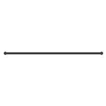New Mecca Single Towel Rail 800mm Matte Black