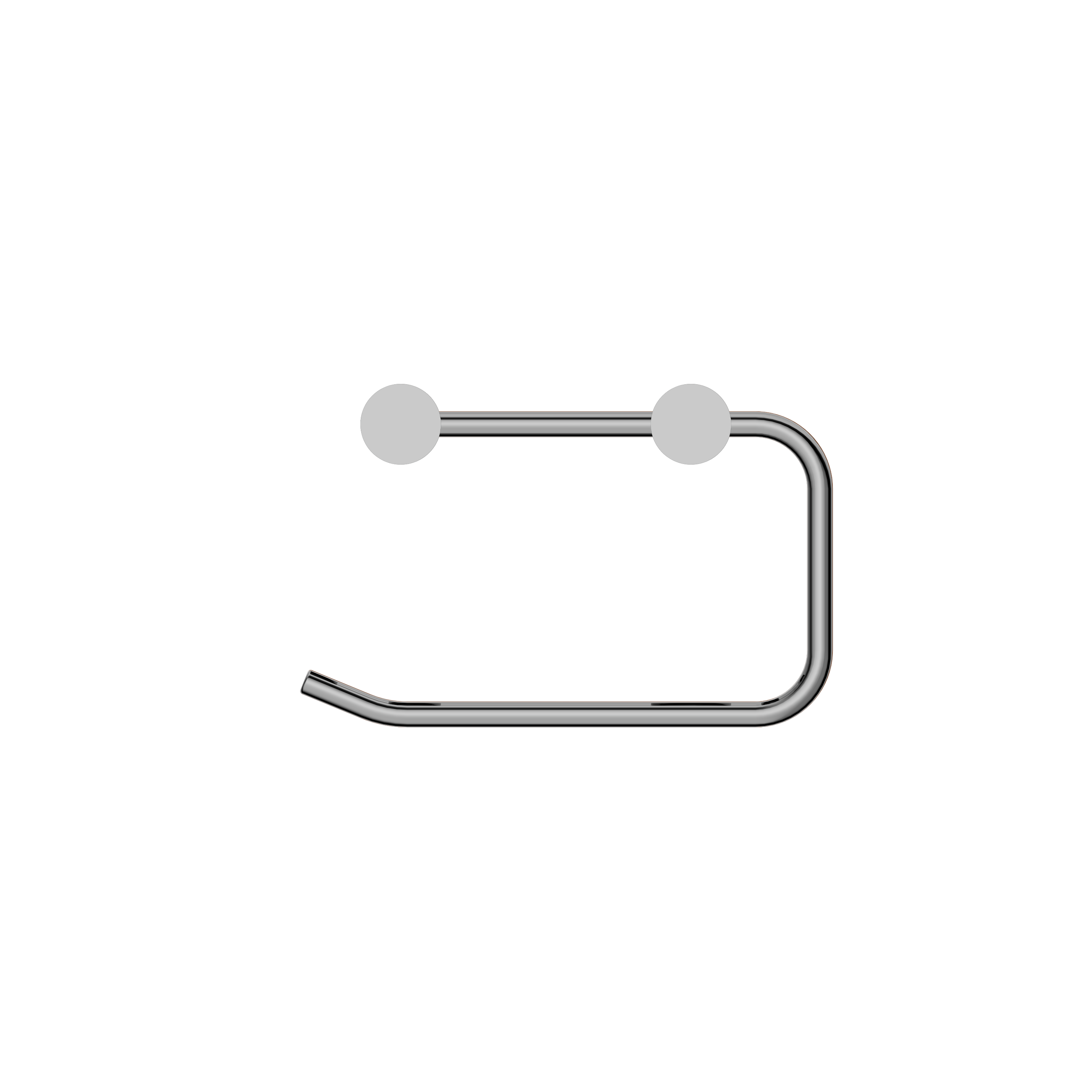 New Mecca Toilet Roll Holder Chrome