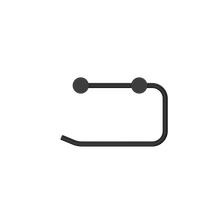 New Mecca Toilet Roll Holder Matte Black