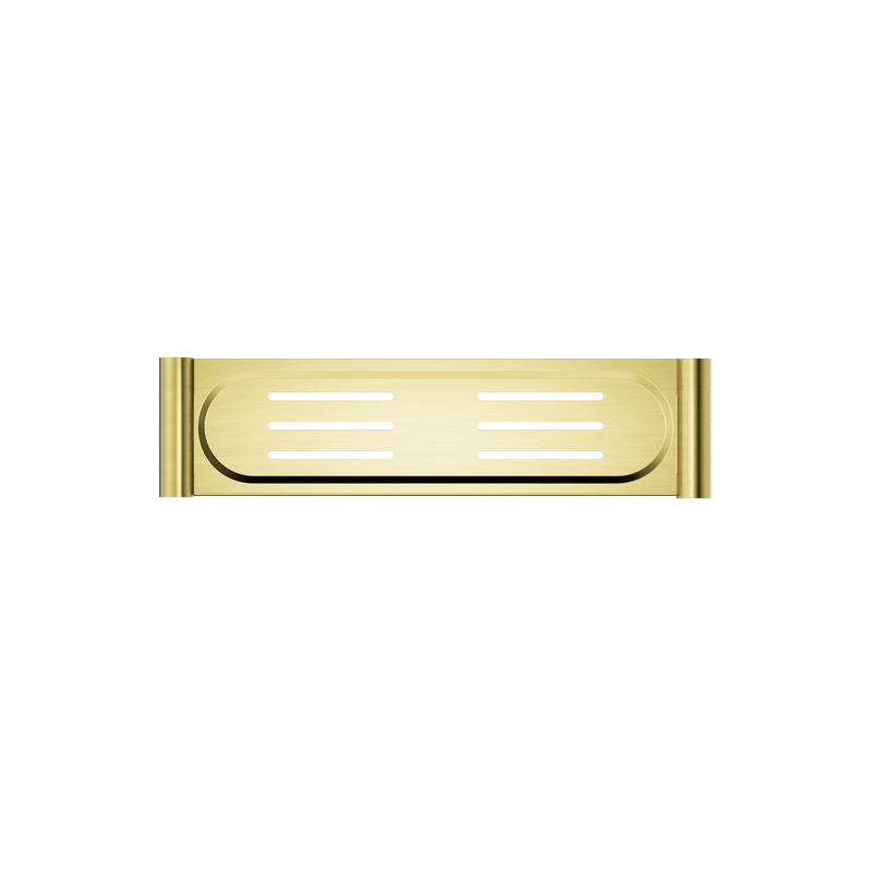 New Mecca Metal Shower Shelf Brushed Gold