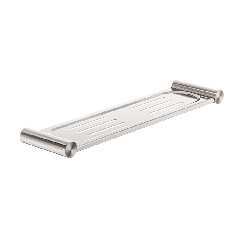 New Mecca Metal Shower Shelf Brushed Nickel