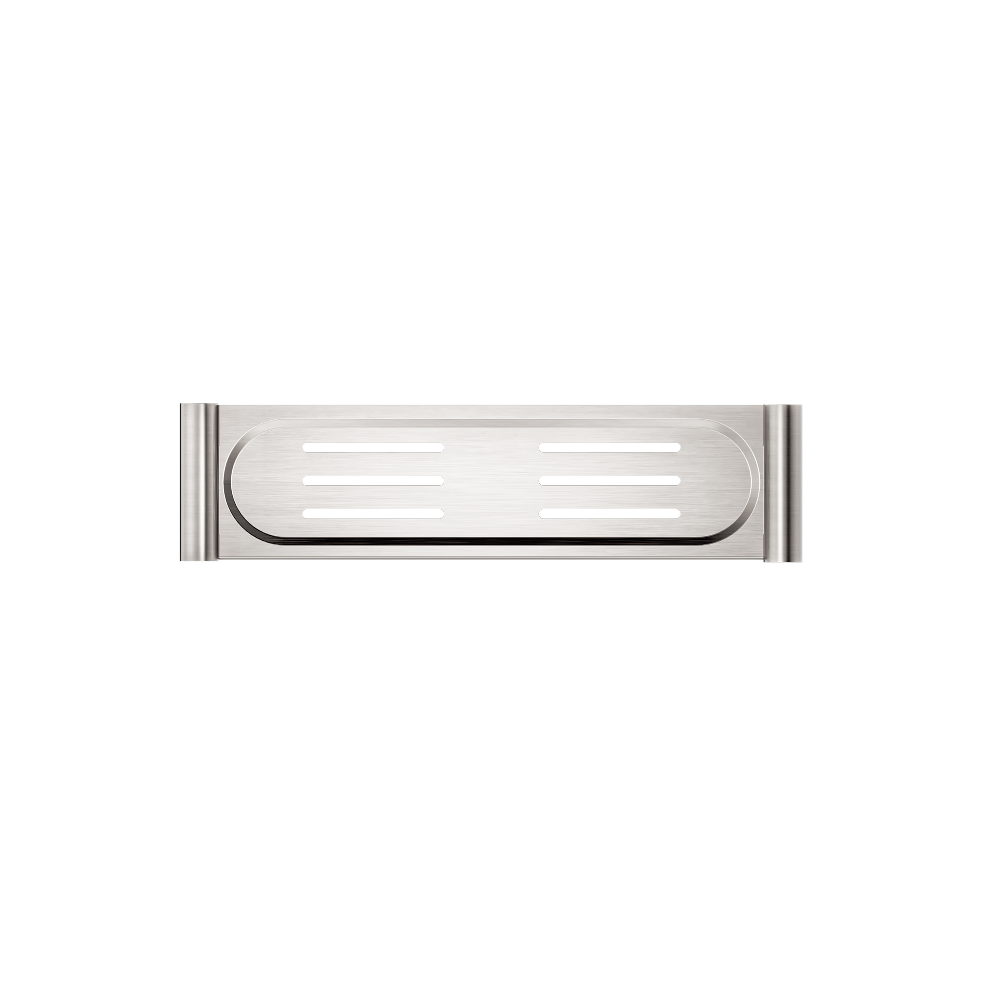 New Mecca Metal Shower Shelf Brushed Nickel