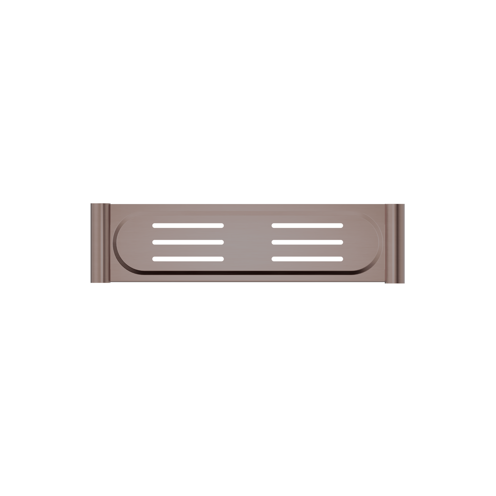 New Mecca Metal Shower Shelf Brushed Bronze