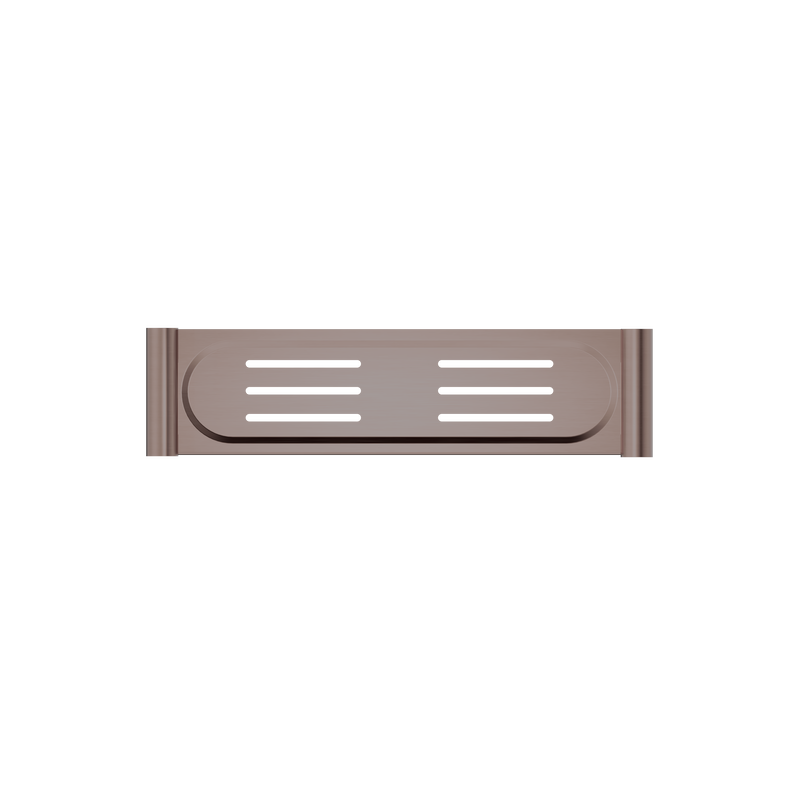 New Mecca Metal Shower Shelf Brushed Bronze