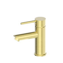 Dolce Basin Mixer Straight Spout Brushed Gold
