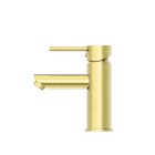 Dolce Basin Mixer Straight Spout Brushed Gold