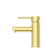 Dolce Basin Mixer Straight Spout Brushed Gold
