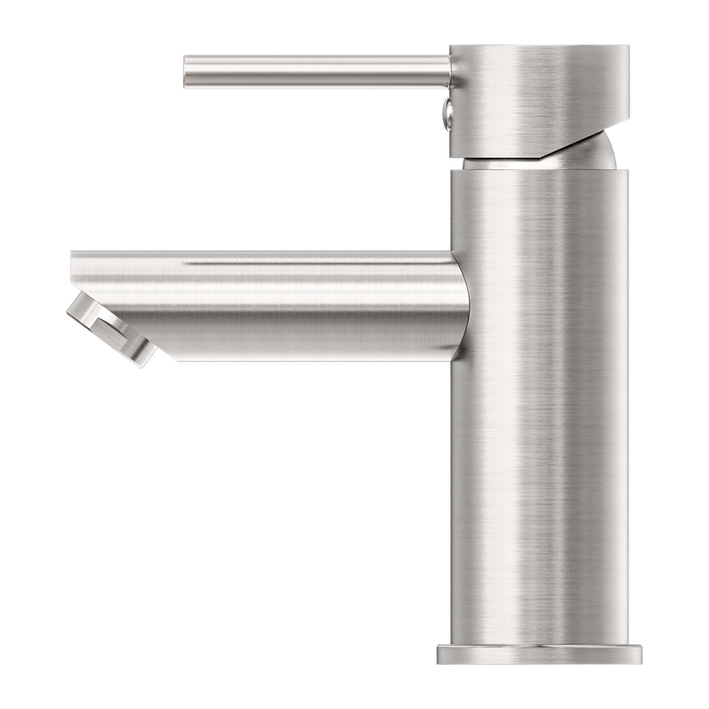 Dolce Basin Mixer Straight Spout Brushed Nickel